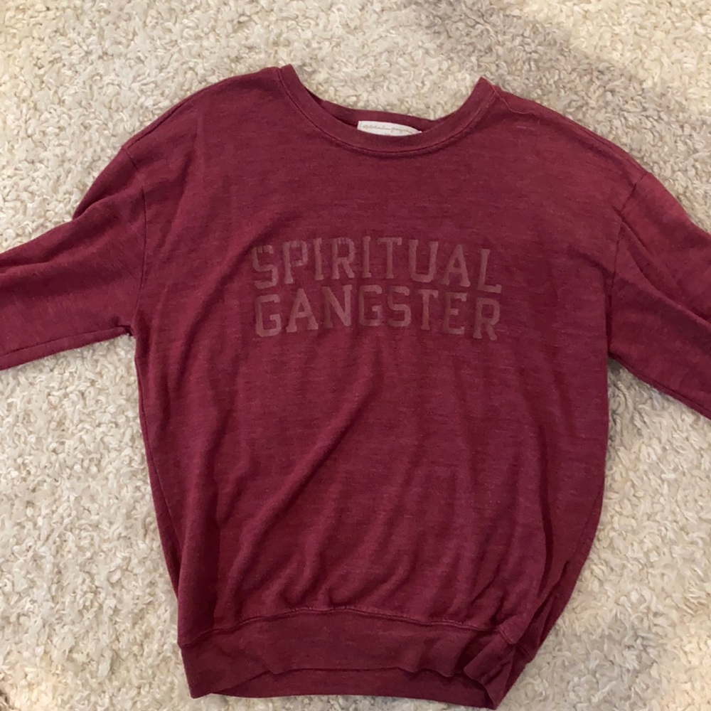Spiritual gangster long sleeve tee